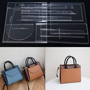 AAB-426 Shoulder Tote Bag Acrylic Template Leather Pattern Acrylic Leather Pattern Leather Templates for Bags