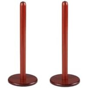GROWLING Yarn Holder Replacement Spindles, (2-Pack, Mahogany)