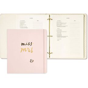 Kate Spade New York Blush Pink 2019 Wedding Planner ، Miss to Ms. ، 11.9 × 10.75 × 1.75 بوصة in Kuwait