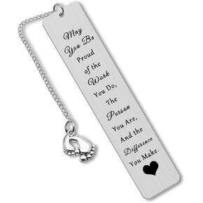 Thank You Gifts for Obstetrician Midwife Gifts Appreciation Bookmark for OB-GYN Maternity Doula Nurse Gynecologist Colleague Retirement Bookmark Gifts Delivery Nurse Gift OB Doctor Gift