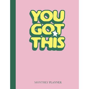 2 Year Undated Simple Monthly Planner: Large Planner Organiser with Blank Days & Months