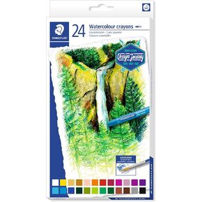 STAEDTLER 223 C24 Design Journey Watercolour Crayons - Assorted Colours (Pack of 24)