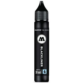 MOLOTOW Blackliner Ink Refill, Black, Permanent Archival Ink, Quick Dry, Fade Resistant, 30ml Bottle, 1 Each (693.640)
