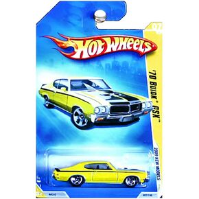 Hot Wheels 2009 New Models '70 Buick GSX 007/190 سيارة محلية صفراء