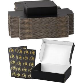 45 Pack Small Shipping Boxes, 10x8x2 Inch Brown Cardboard Boxes for Small Business