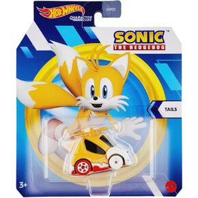 Hot Wheels Character Cars Sonic The Hedgehog Diecast 1:64 Scale (Tails)