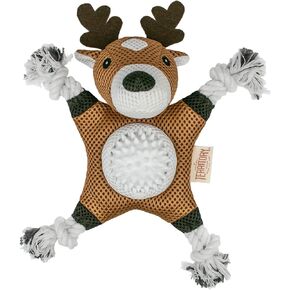 Territory 2 in 1 No Stuffing Removable Fetch Ball Tug Dog Toy for Small Medium Large Dogs, Chicken