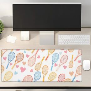 Cute Boba Tea Gaming Mouse Pad Gifts 31.5" x 11.8", Non-Slip Rubber Base MousePads for Computers Laptop School Office Home Accessories Decor, Mouse Pad, Keyboard Desk Mat