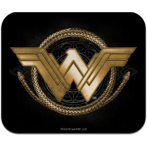 Wonder Woman Movie Golden Lasso Logo Low Profile Thin Rubber Mouse Pad Mousepad