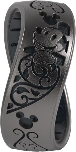 Enso Rings Disney Silicone Ring - Valentine's Day Collection - Comfortable and Flexible Design - Mickey Mouse and Minnie Mouse in Kuwait