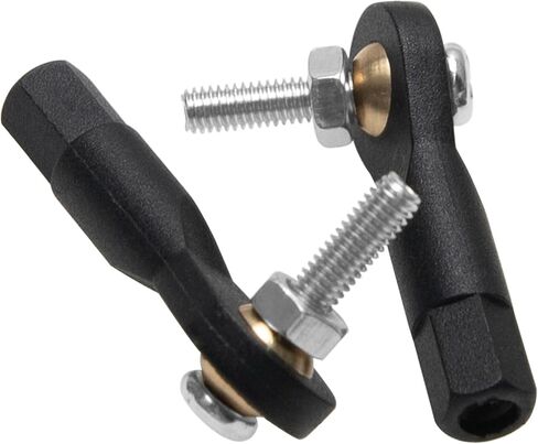 10PCS ShareGoo Plastic M3 Rod End 3.0 Ball Head Holder Tie Rod Ends w/Screws for RC Model Car Boat Airplane Helicopter Crawler (Style A) in Kuwait