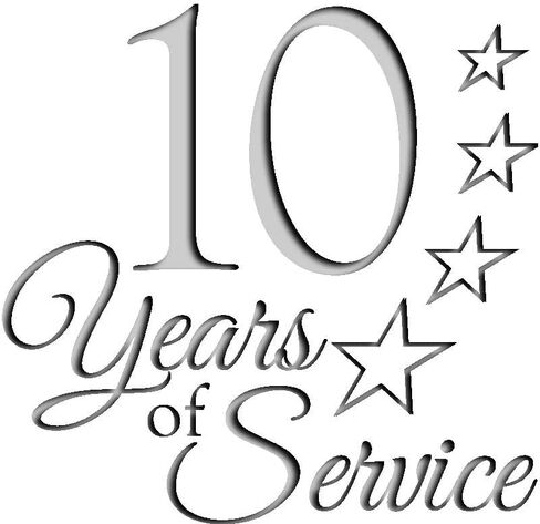 5 Years of Service Acrylic Award, 6.75" H Personalized Years of Service Award with Custom Engraving Prime in Saudi Arabia