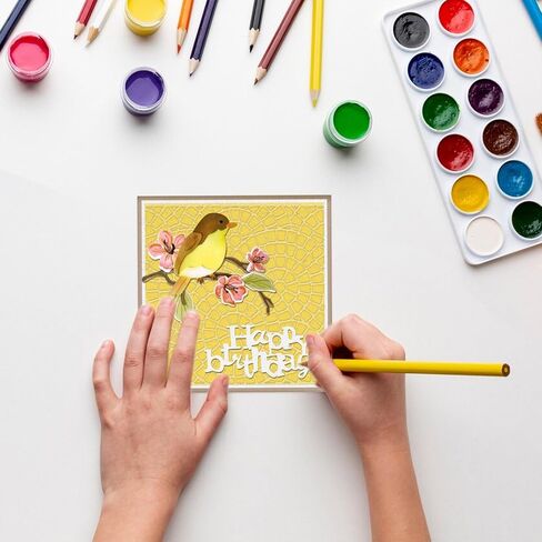 3D Textured Bubble Impressions Embossing Folder for DIY Card Making Scrapbooking Paper Crafts, Durable Plastic Template, 4.13" x 8.26" in Kuwait