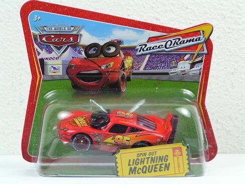 Disney World of Cars Race O Rama Short Card تدور الإضاءة McQueen #36 in Kuwait