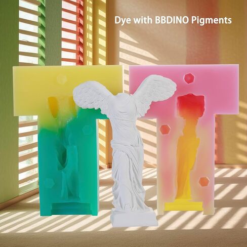 BBDINO Silicone Mold Making Kit 20A Silicone for Mold Making 1 Gallon/10 lbs/160 Oz, Silicone Mold Making Clear Translucent, 1:1 by Volume, Liquid Silicone for Mold Making of Resin,Soap, Concrete,Wax in Saudi Arabia