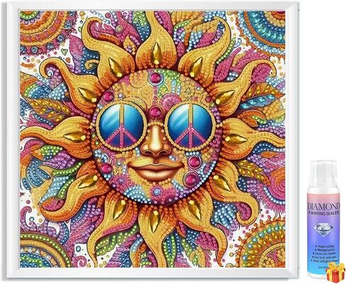 SEAWATCHER Rose Diamond Painting Kits for Adults-Seaside Diamond Art Kits for Adults,Diamond Painting Sealer,DIY Full Drill Diamond Painting Flower Gem Art and Crafts 15.7x23.6inch in Kuwait