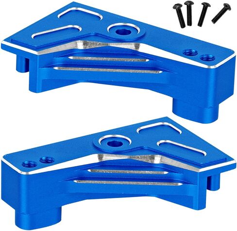 ترقيات برج الصدمة الخلفية من الألومنيوم جزء 1/10 Slash 2WD ، Rustler 2WD ، Stampede 2WD ، RC Alloy Rock Mounts Up ، استبدل الجزء رقم 3638 ، الوردي in Kuwait