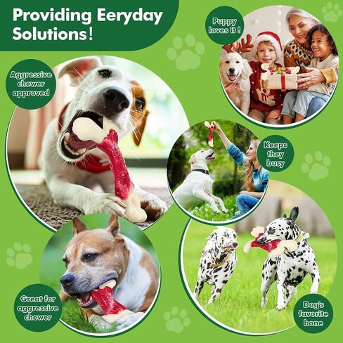 Dog Toys for Aggressive Chewers, Christmas Dog Toys, Indestructible Dog Toy, Tough Dog Toys for Aggressive Chewers, Dog Toys to Keep Them Busy, Dog Chew Toys for Medium/Large Breed Dogs in Saudi Arabia