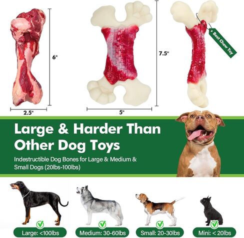 Dog Toys for Aggressive Chewers, Christmas Dog Toys, Indestructible Dog Toy, Tough Dog Toys for Aggressive Chewers, Dog Toys to Keep Them Busy, Dog Chew Toys for Medium/Large Breed Dogs in Saudi Arabia