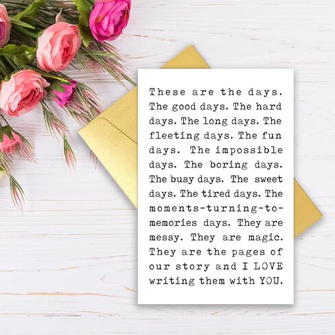 Romantic Anniversary Card&Gift for Husband Wife Couple, Love You Card for Boyfriend Girlfriend, Cute Birthday Card for Couple Partner, I Love you Card for Fiance Fiancee Him Her in Kuwait