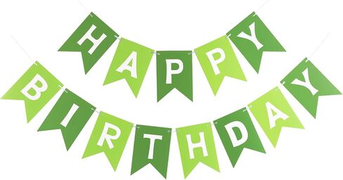 Orange Happy Birthday Banner Bunting Banner Sign, Birthday Garland Tea Party Decorations, Fall Halloween Thanksgiving Birthday Party Supplies for Kids and Adults in Kuwait