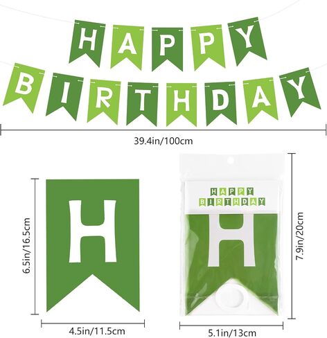 Orange Happy Birthday Banner Bunting Banner Sign, Birthday Garland Tea Party Decorations, Fall Halloween Thanksgiving Birthday Party Supplies for Kids and Adults in Kuwait