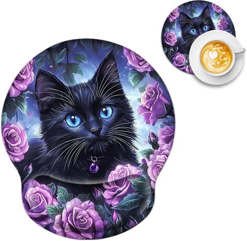 PATTER MAMESTION DRAGON PATTER PAD ERGONIMIC MOUSE مع دعم المعصم ، وسادة فأر مكتب كمبيوتر لطيف مع معصم الهلام لألعاب المكاتب ، ناعمة غير قسيمة مموز للنساء in Kuwait