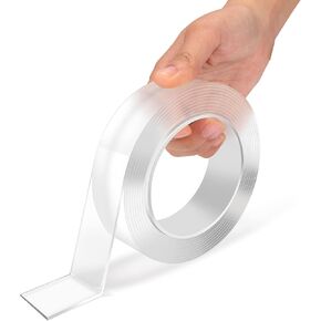 Olanglab Double Sided Tape Heavy Duty, Strong Nano Double Sided Tape, Removable Clear Mounting Tape, Easy Stick Acoustic Panels