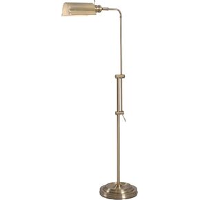 Kenroy Home 33055AB Denton Floor Lamps, Small, Antique Brass