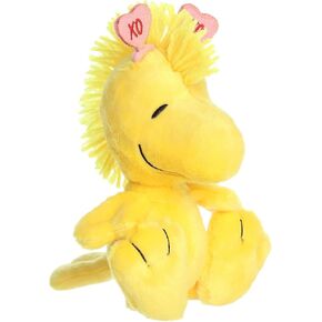 Aurora® Timeless Peanuts® Love On The Mind™ Woodstock Stuffed Animal - Classic Characters - Lasting Memories - Yellow 6 Inches