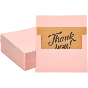 أظرف Juvale A7 الوردي بشكل كبير للدعوات وبطاقات المعايدة (5 × 7 بوصة ، 96 حزمة) in Kuwait