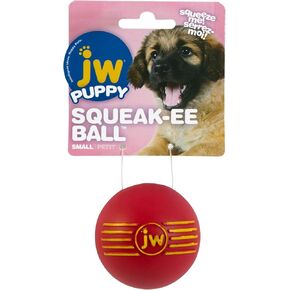 JW Pet Squeak Squeaker Dog & Puppy Fetch Chew Toy Small Ball 3 Pack