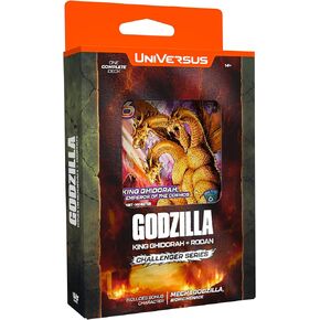 UniVersus Godzilla Challenger Series - King Ghidorah & Rodan Deck - 2 Character Decks, Ready to Play, Licensed, UVS Games