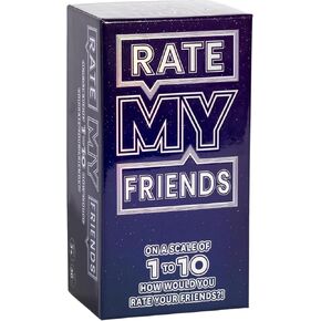 Party Game - The Hilarious Adult Card Game - On a Scale of 1 to 10, How Would YOU Rate Your Friends? Perfect for College Student, Family, Fun Parties & Board Game Night with your Group