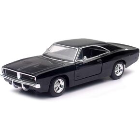 1969 Dodge Charger R/T Black 1/25 Diecast Model Car by New Ray 71893 B
