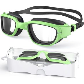 Kids Swim Goggles,Swimming Goggles for Kids 6-14, Anti-Fog UV Protection Pool Goggles for Boys Girls (Purple/Light Purple+Clear Lens)