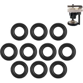 10Pcs Sewing Machine Bobbin Winder, Rubber Tire Ring Friction Wheel for Old Style Foot Operated Sewing Machine (3.7cm Outer Diameter)