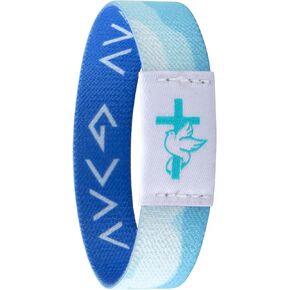 Bible Verse Bracelets With NFC,Christian Bracelet daily bible verse bracelet,Inspirational bible verse bracelet Religious Gifts For Men Women Teens bible verse wristbands(Scripture bracelets pink)