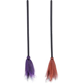 VALICLUD Halloween Witch Broom Props Kids Witch Broomstick Halloween Broomstick Witch Costume Accessories