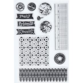 Prima Marketing 655350960100 Sunrise Sunset Cling Stamps