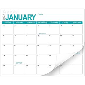 Magnetic Calendar for Fridge, 11.8"x 10", Monthly Refrigerator Calendar from Jan.2025 - June.2026, Calendar 2025-2026 Prefect for Planning