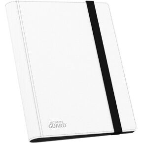 Ultimate Guard Flexxfolio Xenoskin | Trading Card Binder with 9 Side-Loading Pockets per Page | Up to 360 Cards | White, Sturdy Card Collection Album designed for Double-Sleeved TCG Cards
