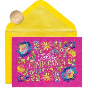Papyrus Spanish Birthday Card (Feliz Cumpleaños)