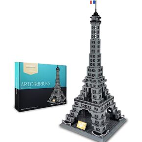 ArtorBricks Architectural Eiffel Tower Large Collection Building Set Model Kit and Gift for Kids and Adults, Compatible with Lego (976 Pieces)