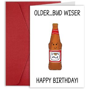 Funny Beer Birthday Card For Him, Birthday Cards for Men, Boyfriend Birthday Card, Husband Birthday Card, Happy Birthday Card Gift for Dad Husband Boyfriend Beer Lover