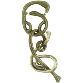BePuzzled | Enigma Hanayama Metal Brainteaser Puzzle Mensa Rated Level 6, for Ages 12 and Up