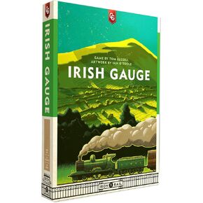 Capstone Games: Irish Gauge, Strategy Board Game, Game of Building Railroads Across Ireland, 60 Minute Play Time, 3 to 5 Players, Ages 15 and Up