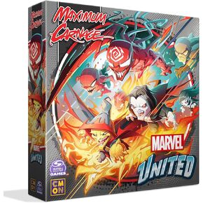 CMON Marvel United: Maximum Carnage Expansion - Tabletop Miniatures Strategy Game, Cooperative Superhero Game for Kids & Adults, Ages 14+, 1-5 Players, 45 Min Playtime, Made