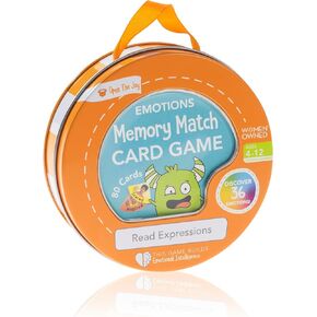 Let's Talk About Feelings Conversation Cards for Kids, Perfect Conversation Starters, Question Cards, Travel Card Games for Road Trips in Cars and airplanes, and Great Gifts for Kids Ages 4-6+