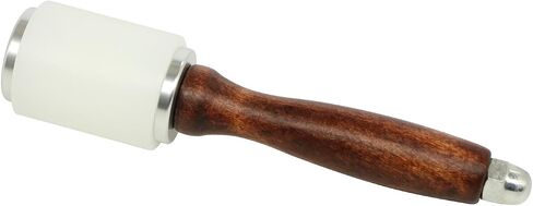 Leathercraft Wooden Handle Nylon Hammer - Wood Leather Carving Hammer Mallet for DIY Stamping Sew Leather Cowhide Tool in Saudi Arabia